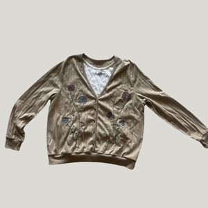 Vintage Embroidered Long Sleeve Shirt